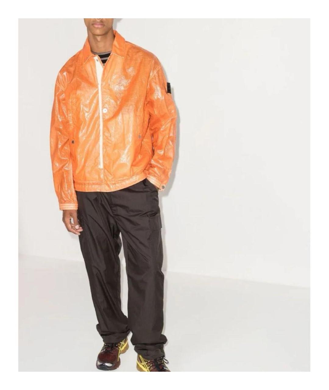 STONE ISLAND Оранжевая куртка, фото 2