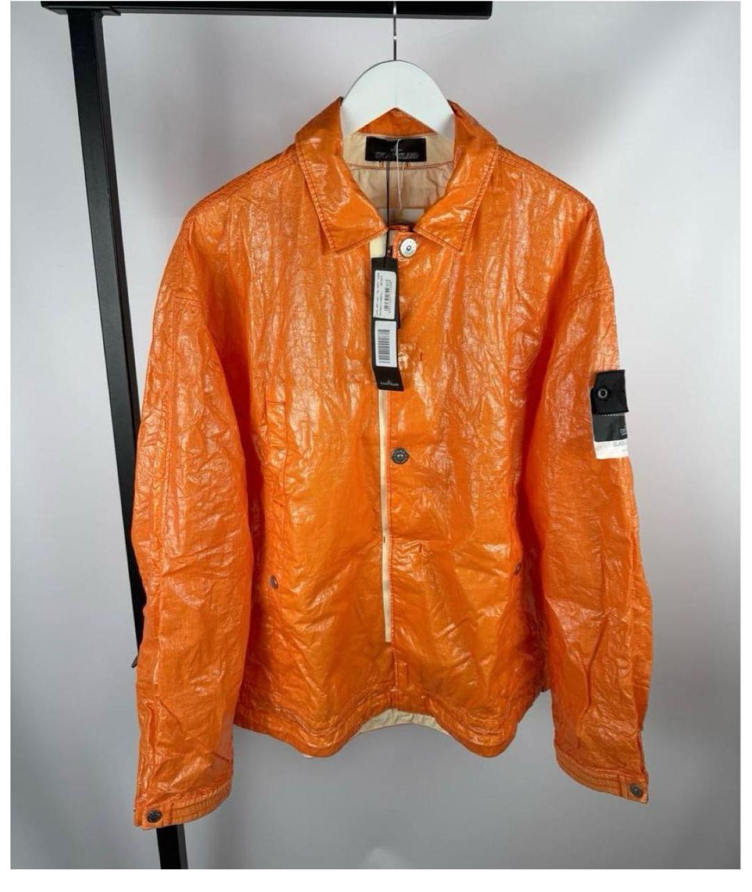 STONE ISLAND Оранжевая куртка, фото 3