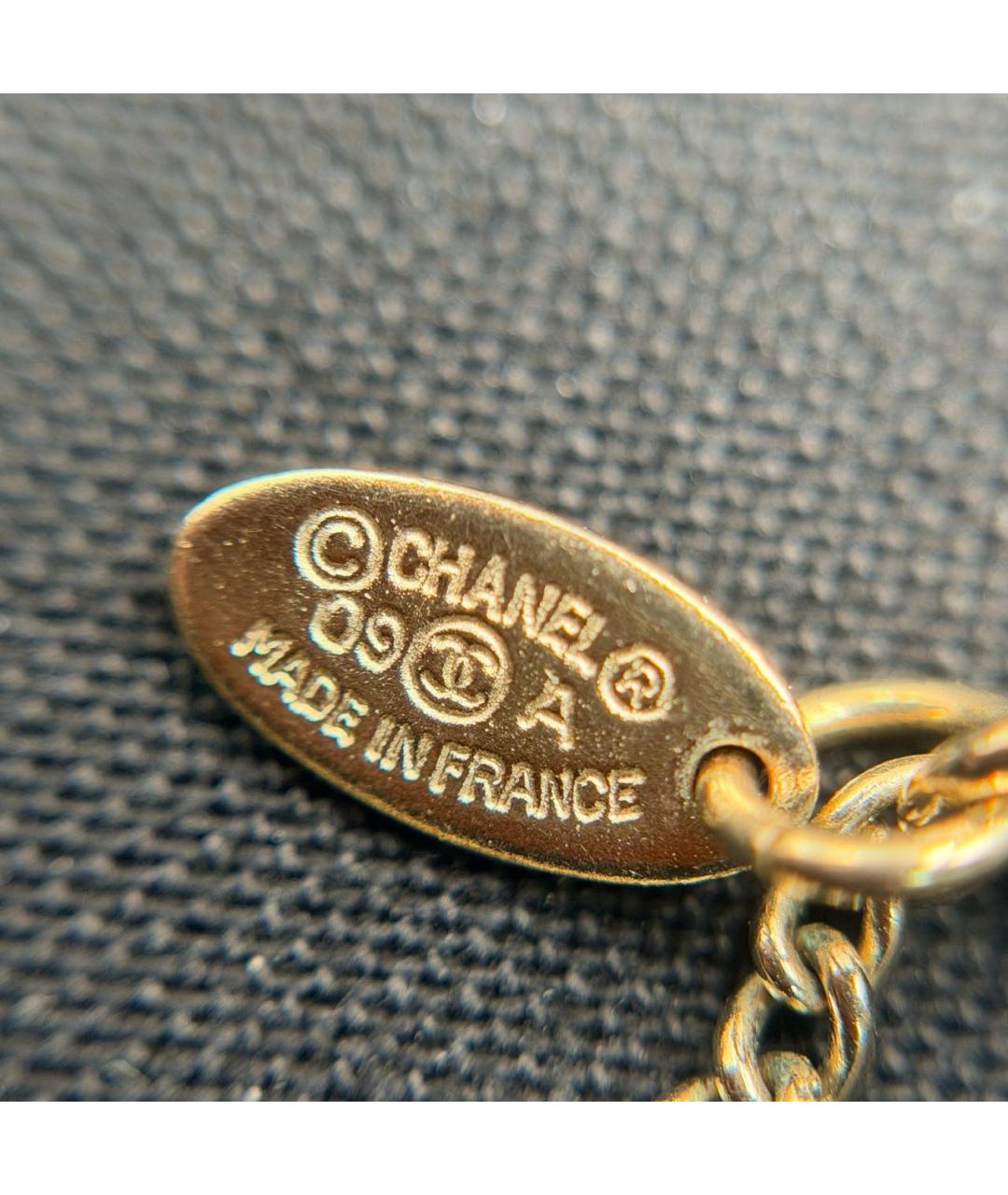CHANEL Черное колье, фото 2