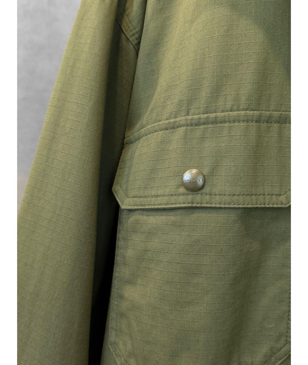CARHARTT Хаки хлопковая куртка, фото 5
