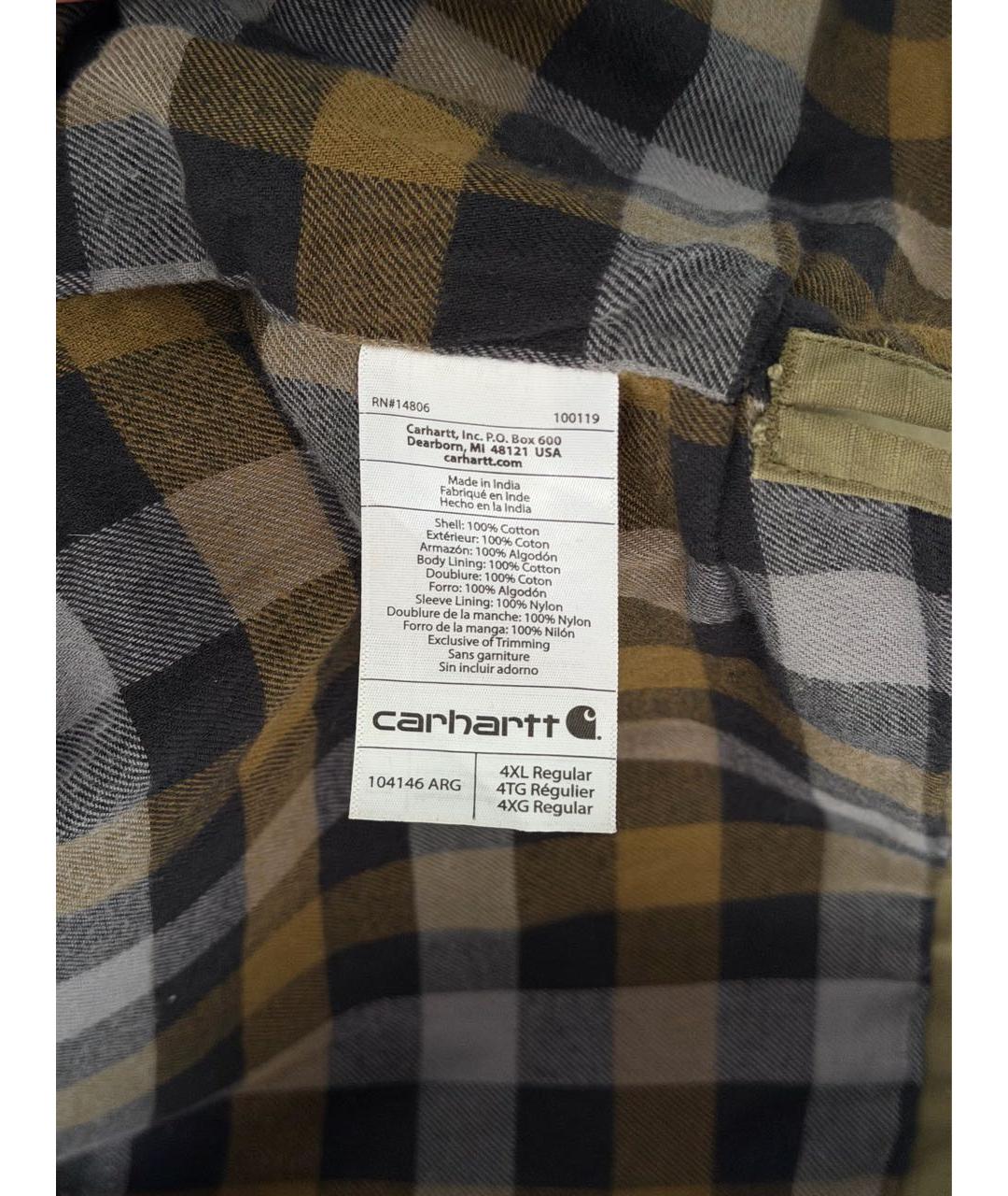 CARHARTT Хаки хлопковая куртка, фото 8