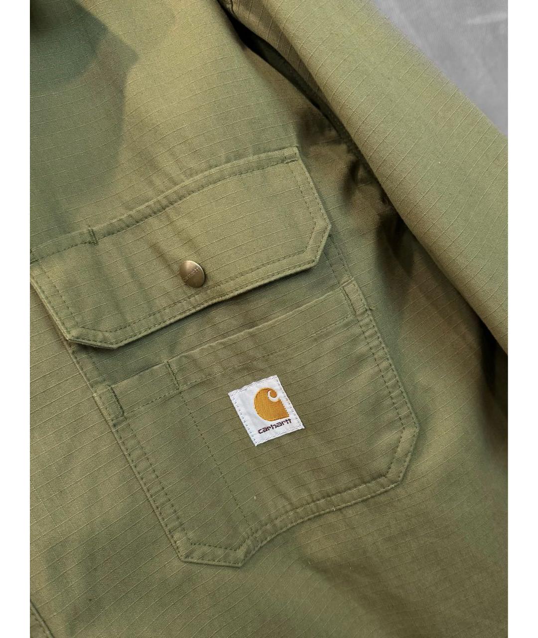 CARHARTT Хаки хлопковая куртка, фото 4