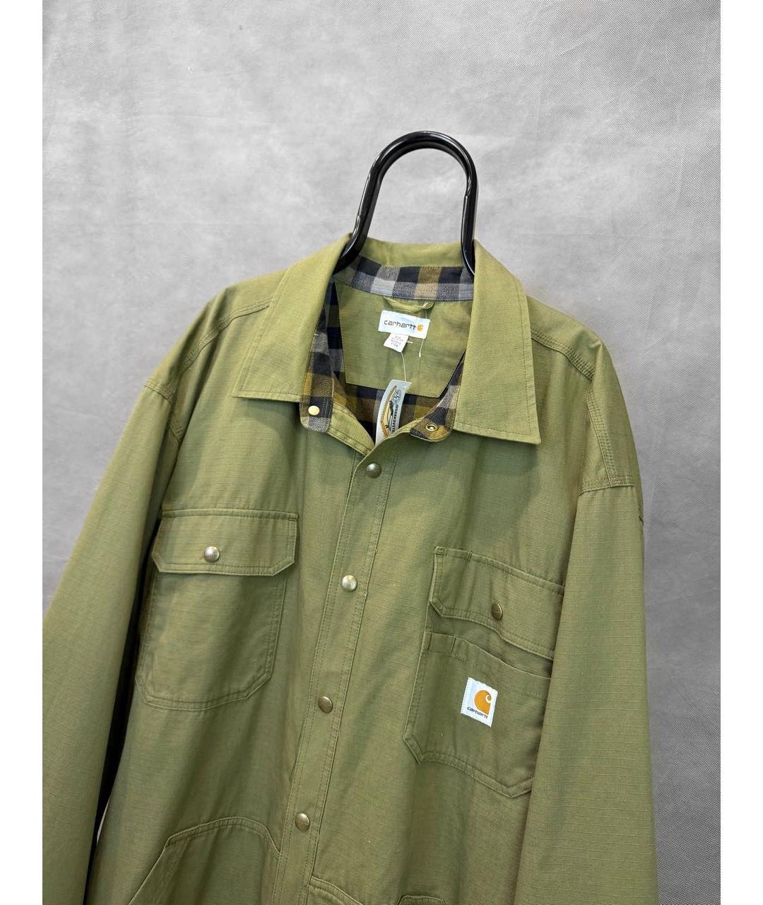 CARHARTT Хаки хлопковая куртка, фото 7