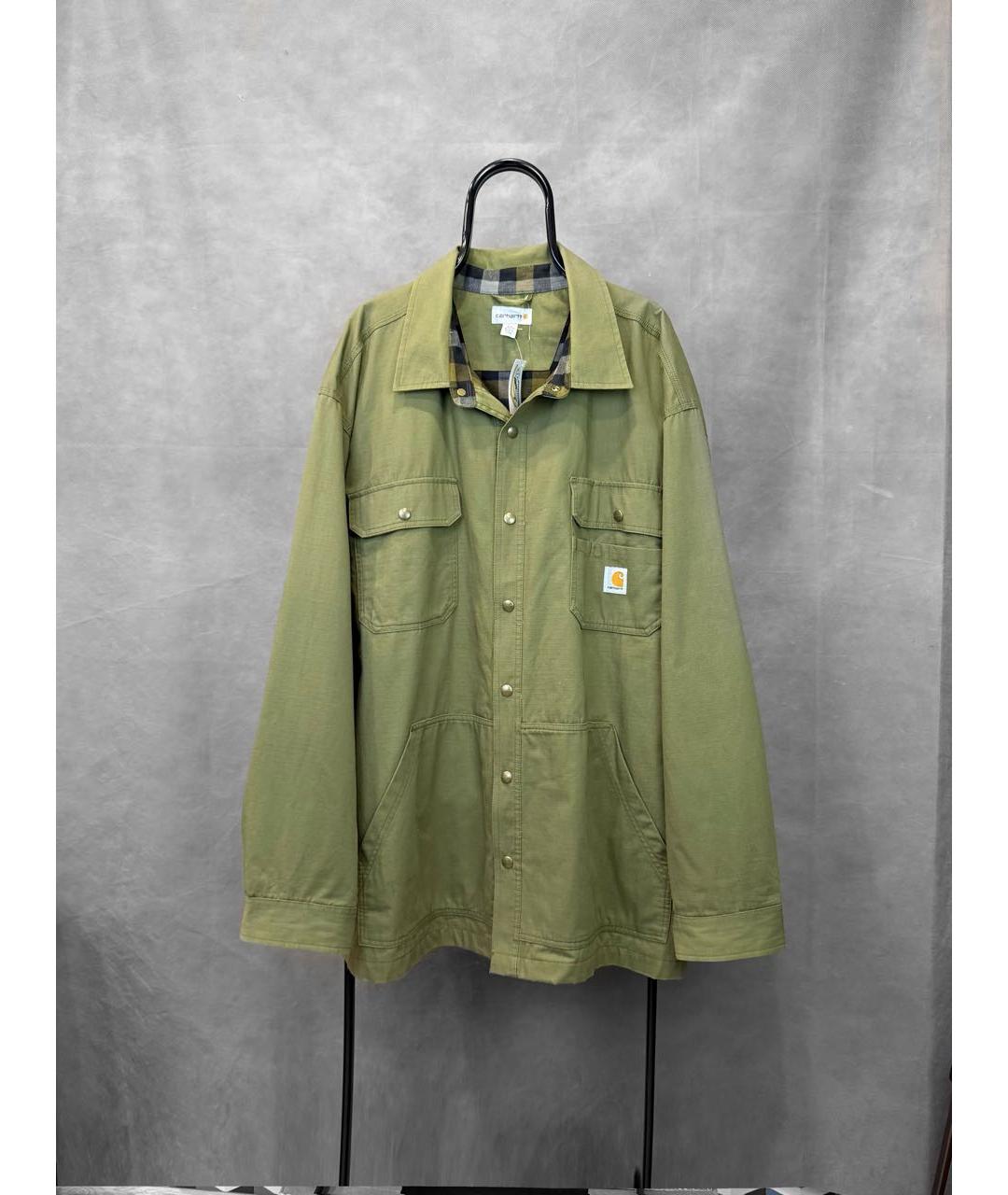 CARHARTT Хаки хлопковая куртка, фото 9