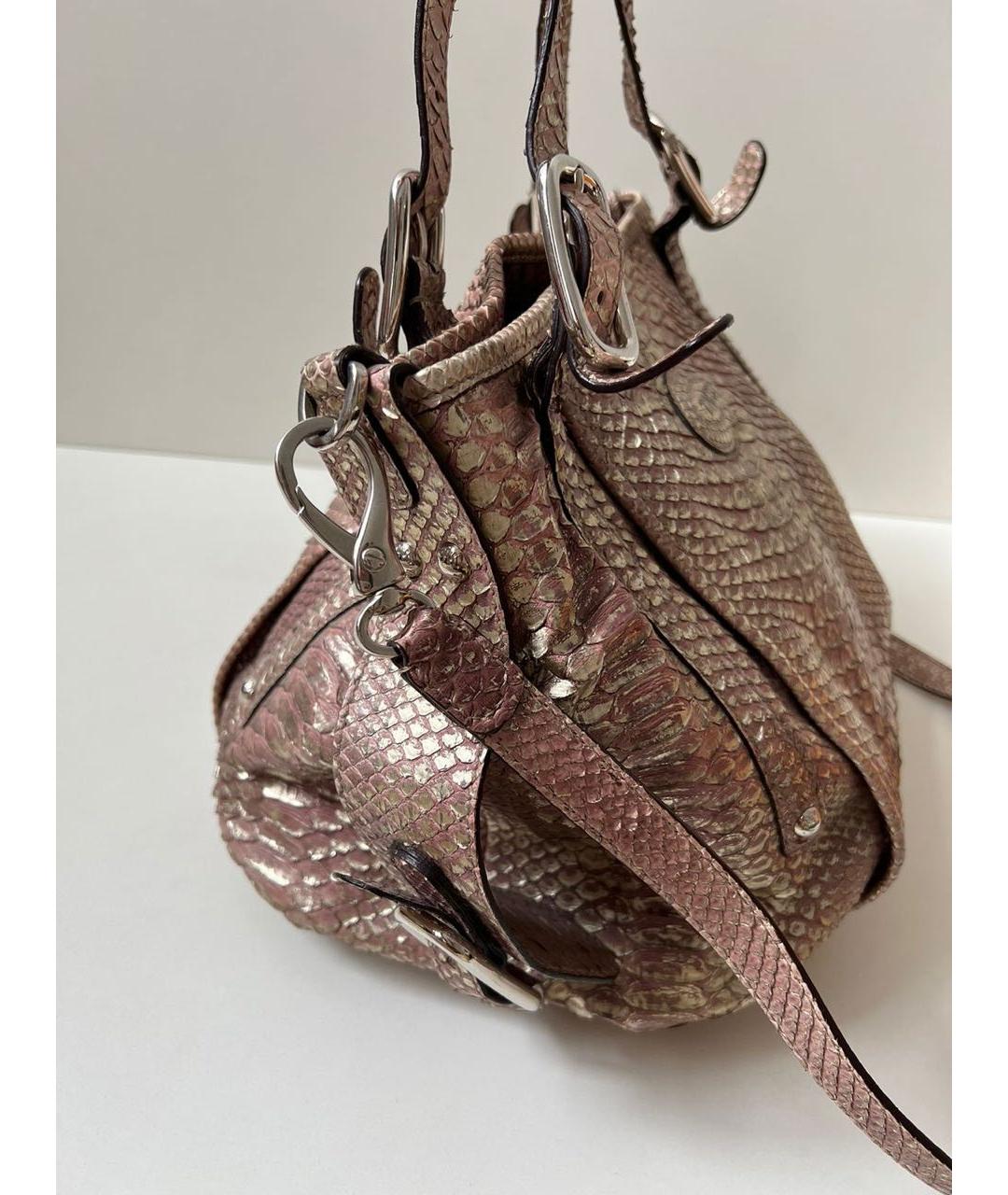 TOD'S Розовая кожаная сумка тоут, фото 8