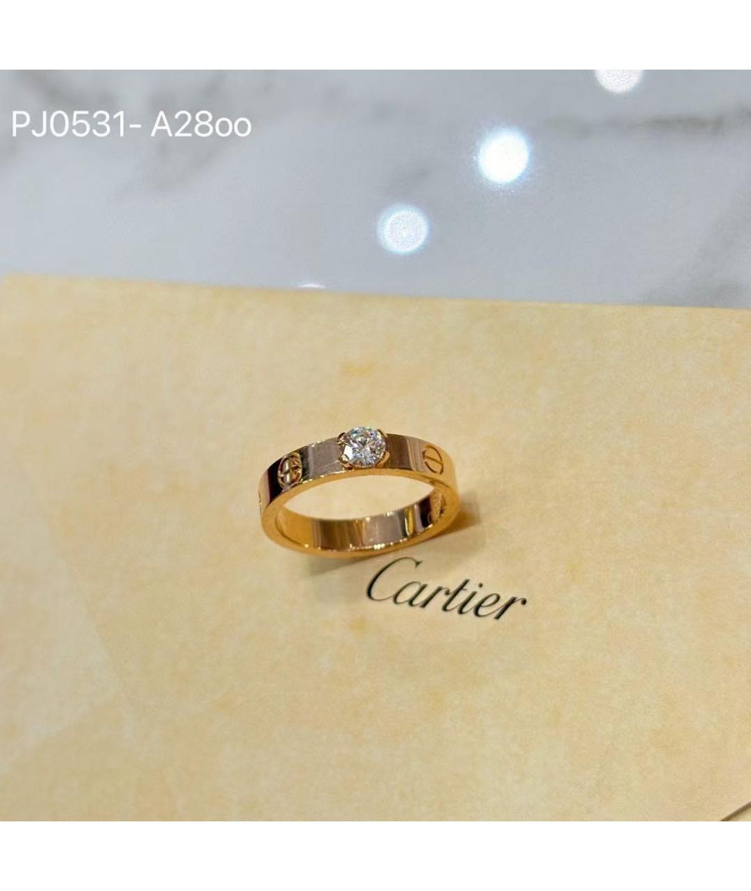 CARTIER Золотое кольцо из розового золота, фото 3