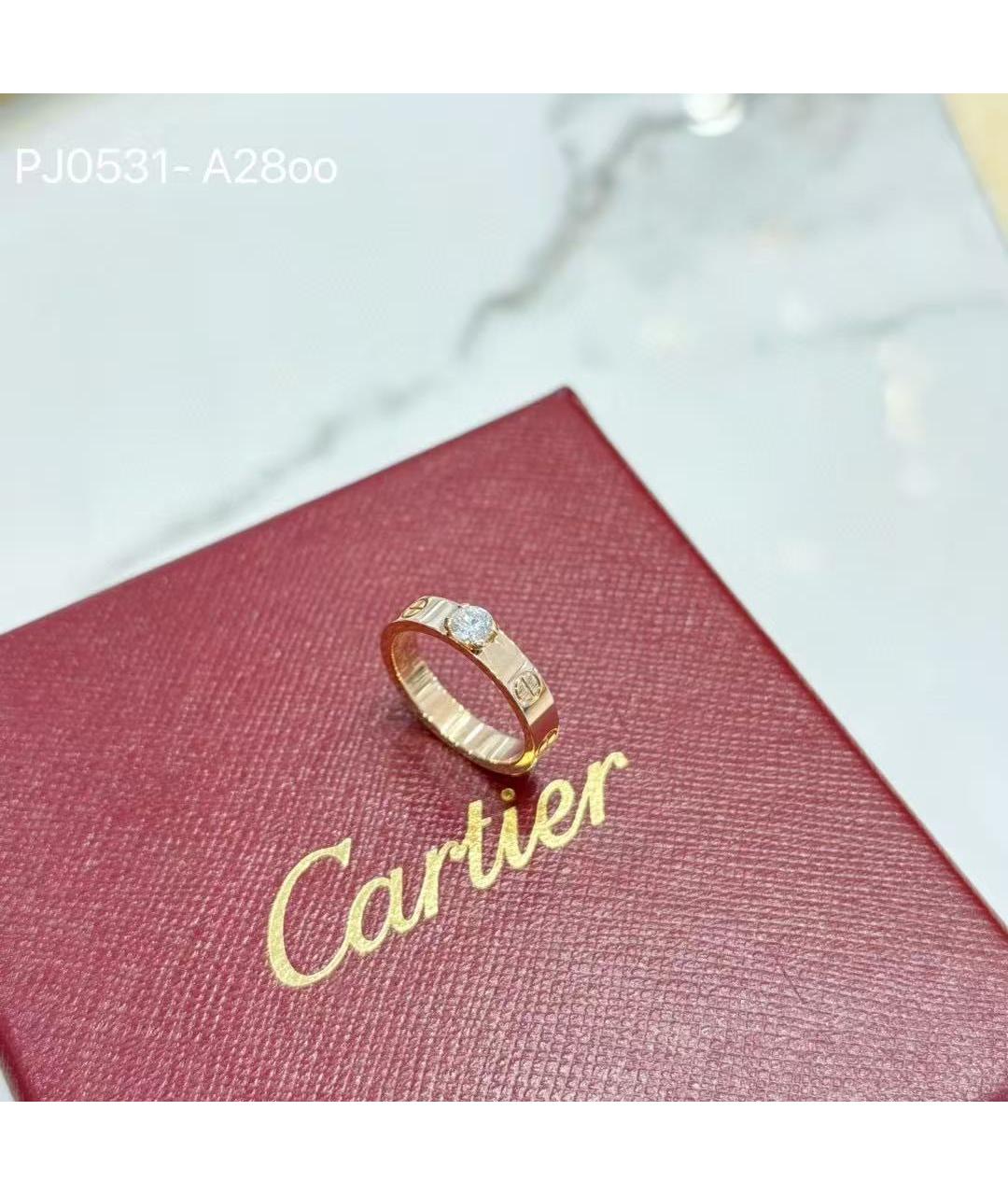 CARTIER Золотое кольцо из розового золота, фото 2