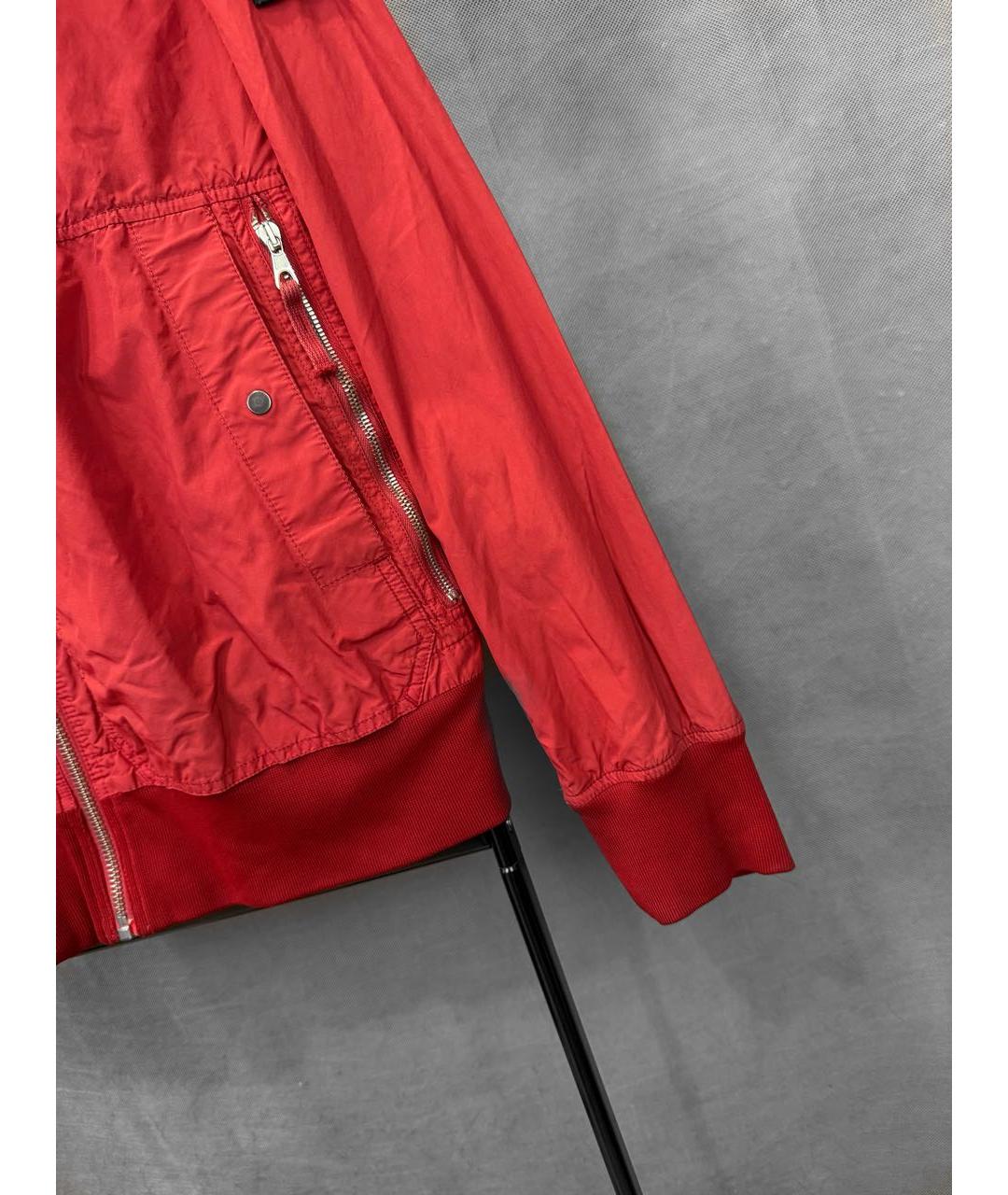 STONE ISLAND Красная полиамидовая куртка, фото 7