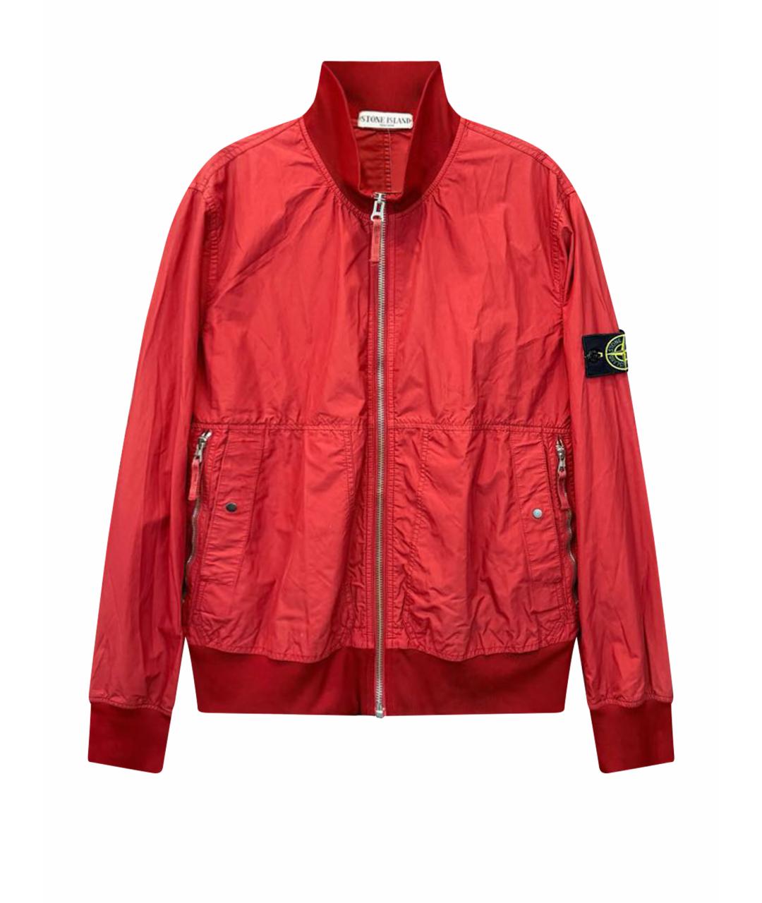 STONE ISLAND Красная полиамидовая куртка, фото 1