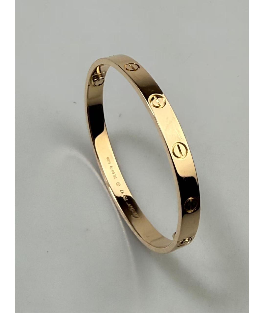 CARTIER Золотой браслет из розового золота, фото 3