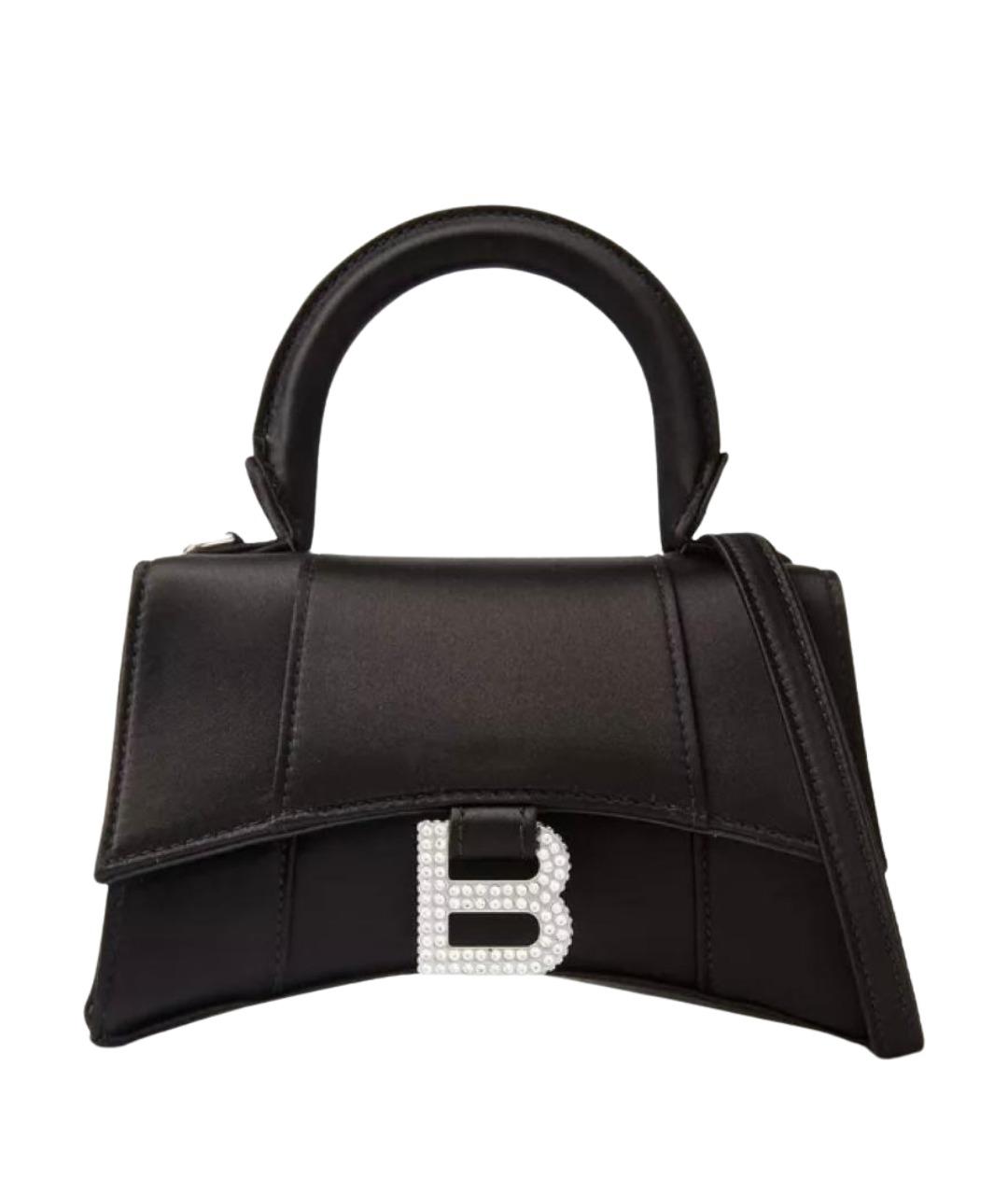 BALENCIAGA Черная тканевая сумка через плечо, фото 1