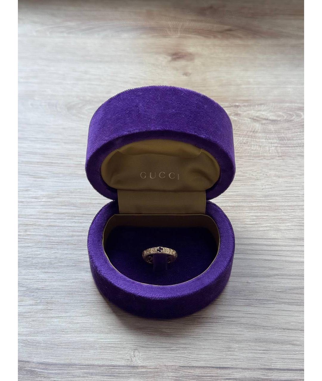 GUCCI Золотое кольцо из желтого золота, фото 7