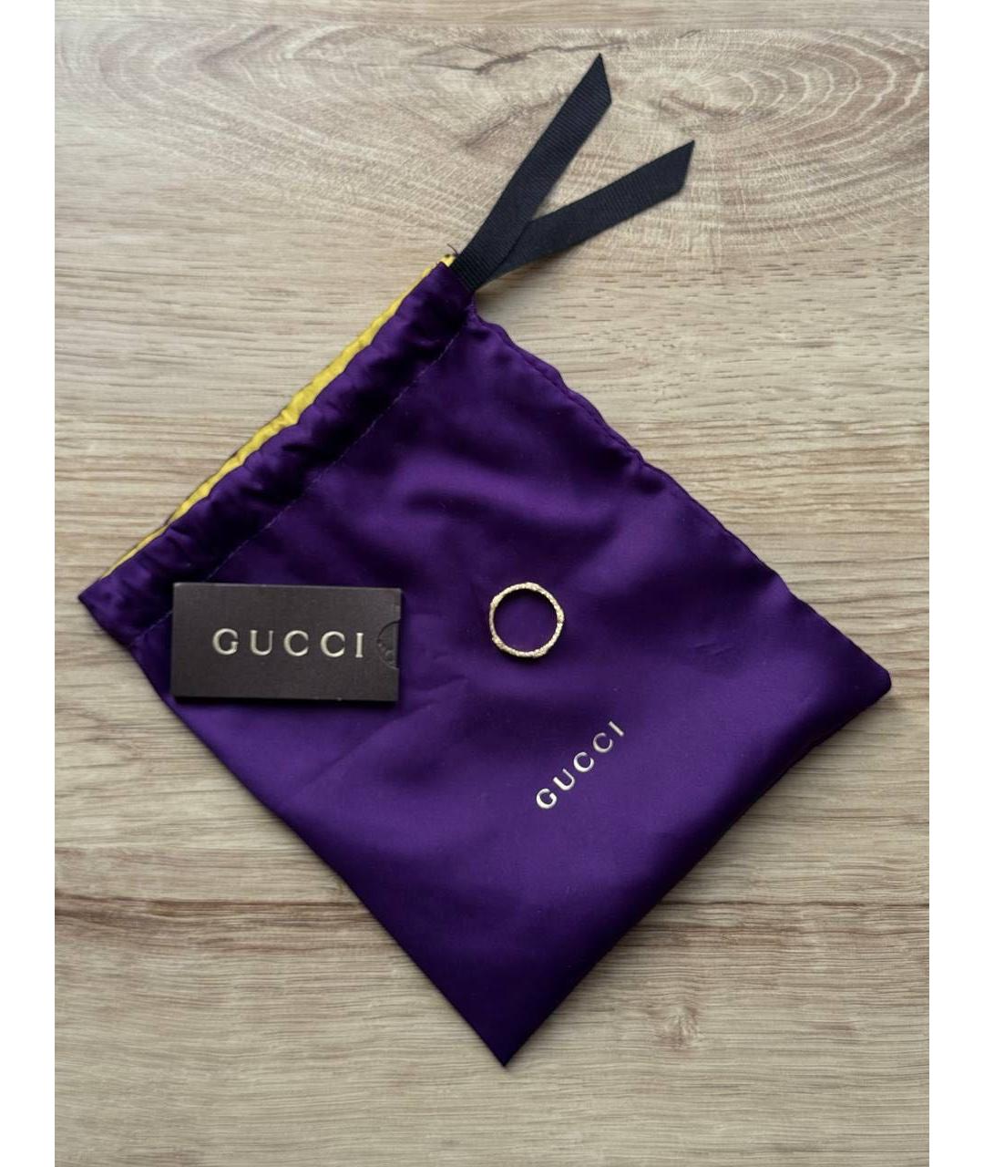 GUCCI Золотое кольцо из желтого золота, фото 8