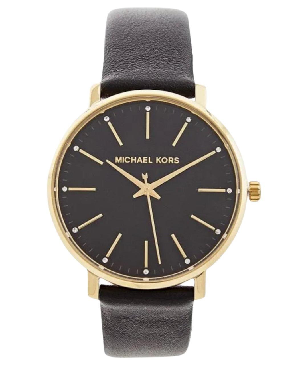 MICHAEL KORS Черные стеклянные часы, фото 1