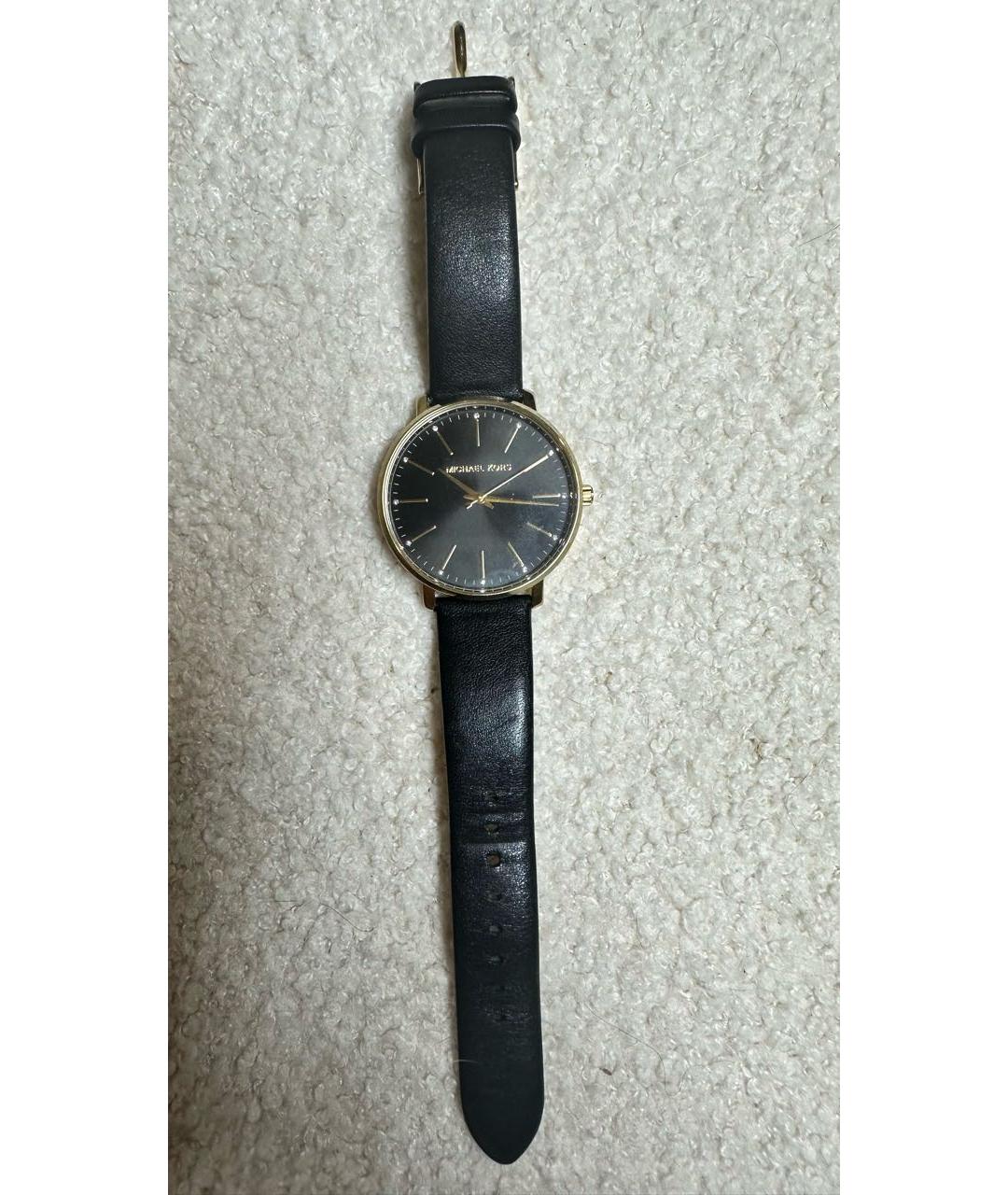 MICHAEL KORS Черные стеклянные часы, фото 4