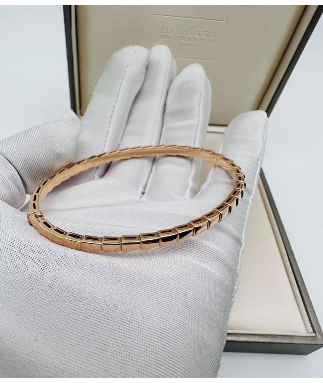 BVLGARI Золотой браслет из розового золота, фото 5