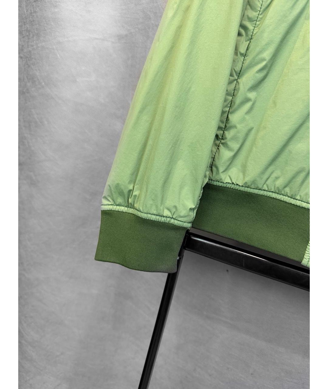STONE ISLAND Зеленая полиамидовая куртка, фото 6