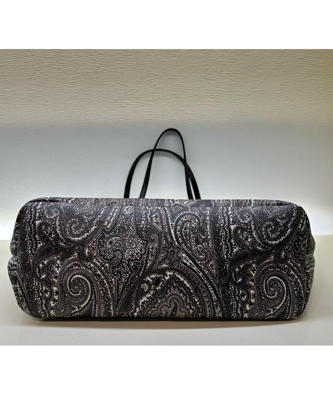 ETRO Черная сумка тоут из искусственной кожи, фото 3