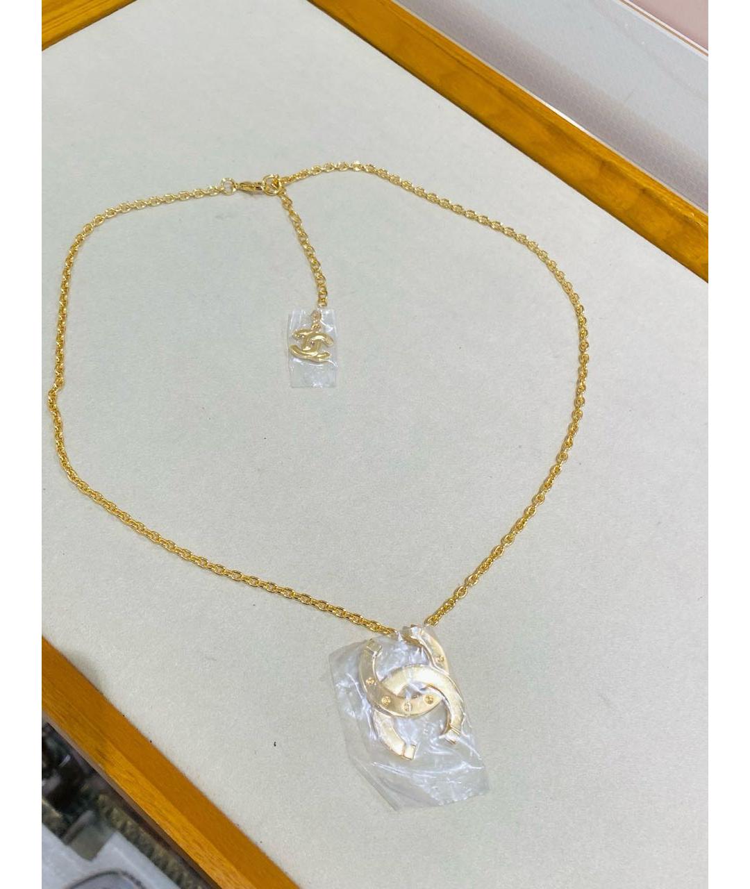 CHANEL Золотое колье, фото 4
