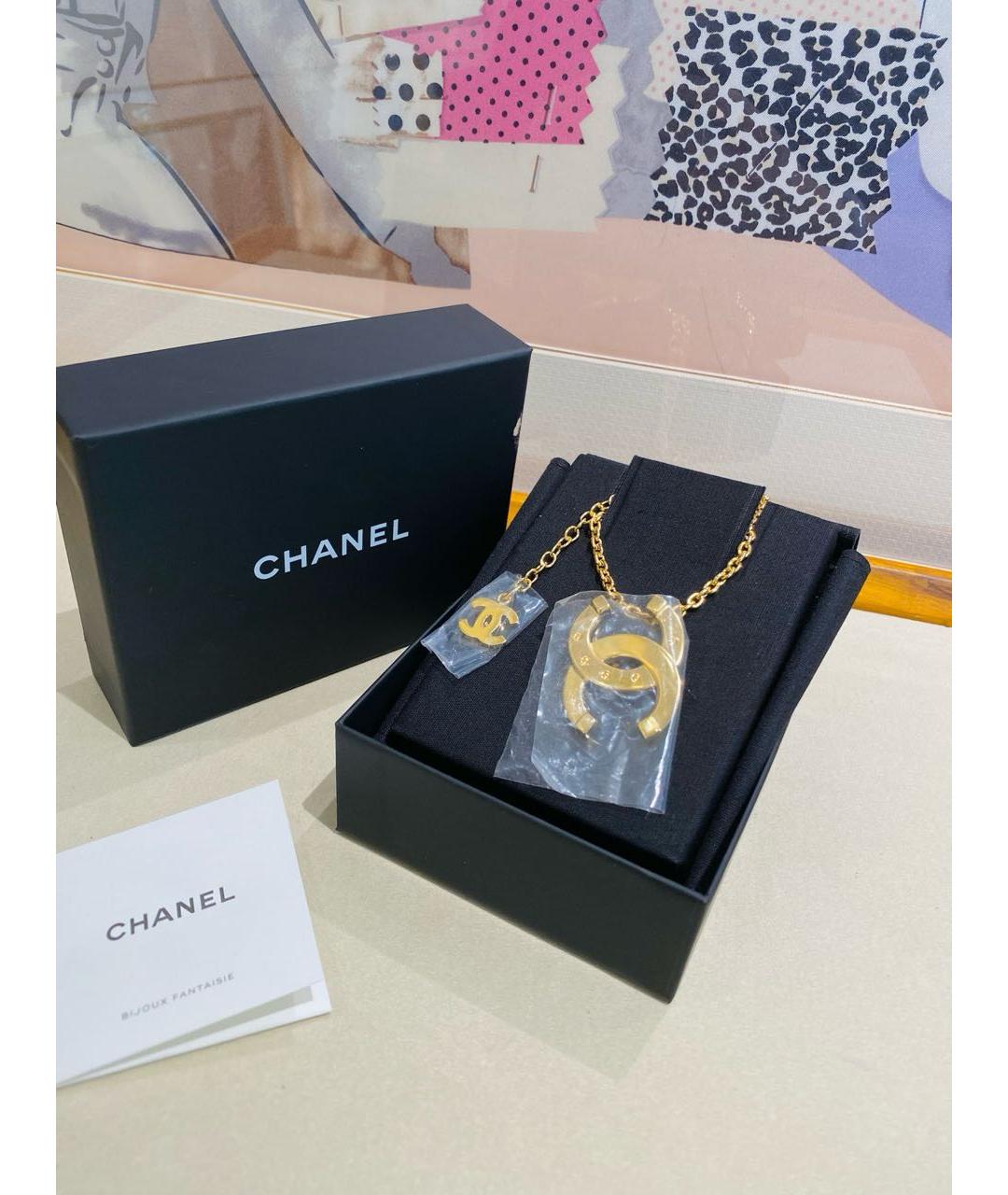 CHANEL Золотое колье, фото 2
