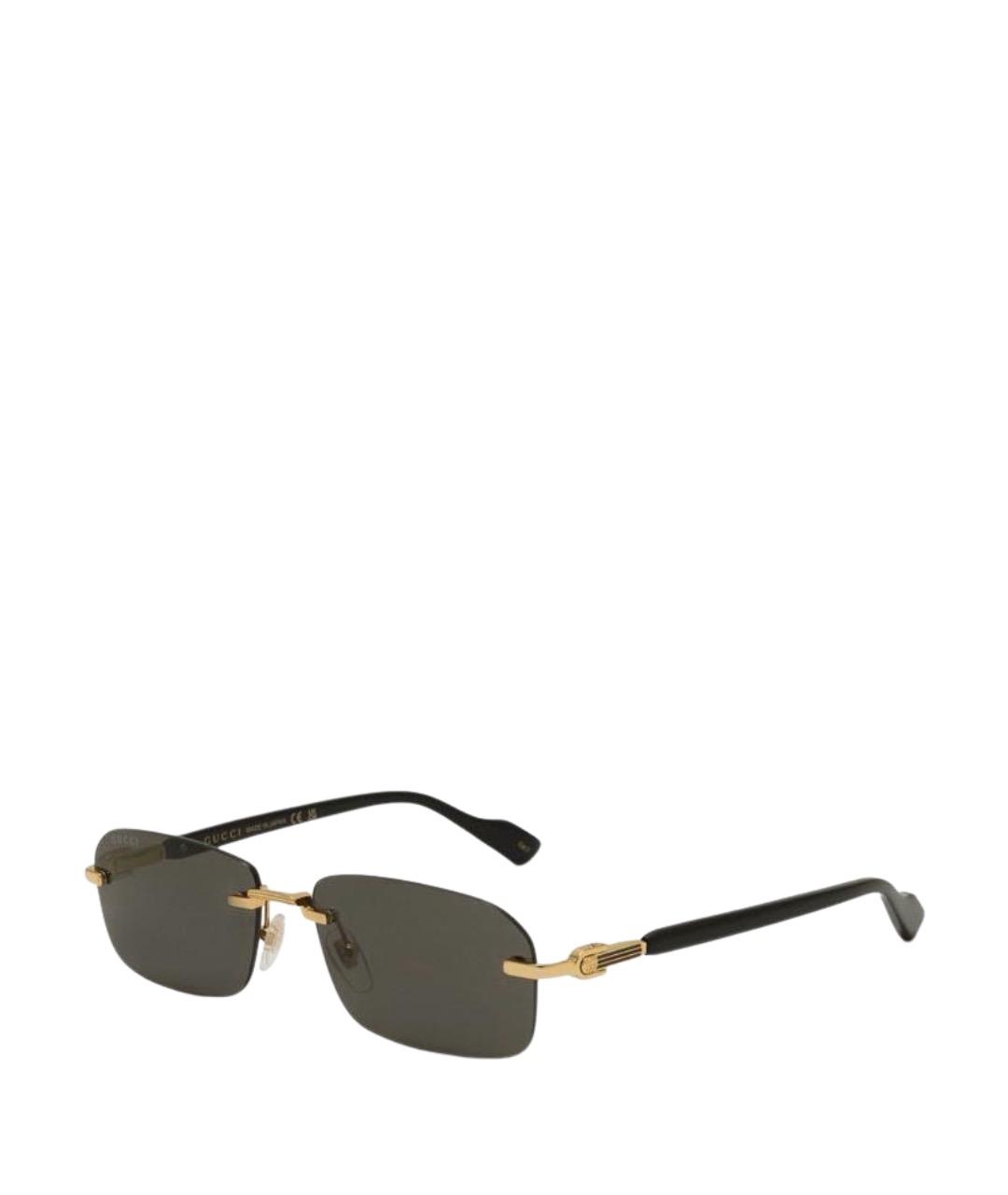 GUCCI Черные пластиковые солнцезащитные очки, фото 1