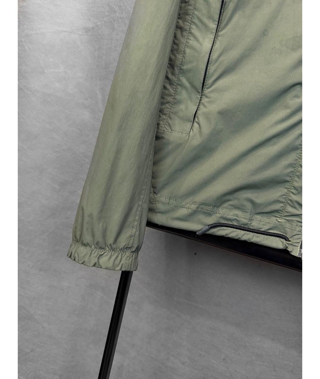 STONE ISLAND Зеленая полиамидовая куртка, фото 5