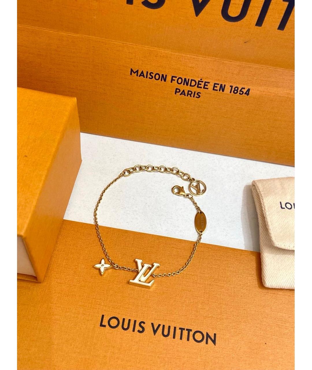 LOUIS VUITTON Золотой браслет, фото 5
