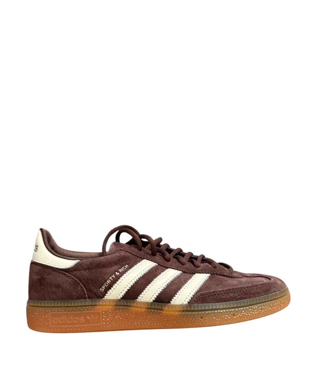 ADIDAS Коричневые замшевые кроссовки, фото 1