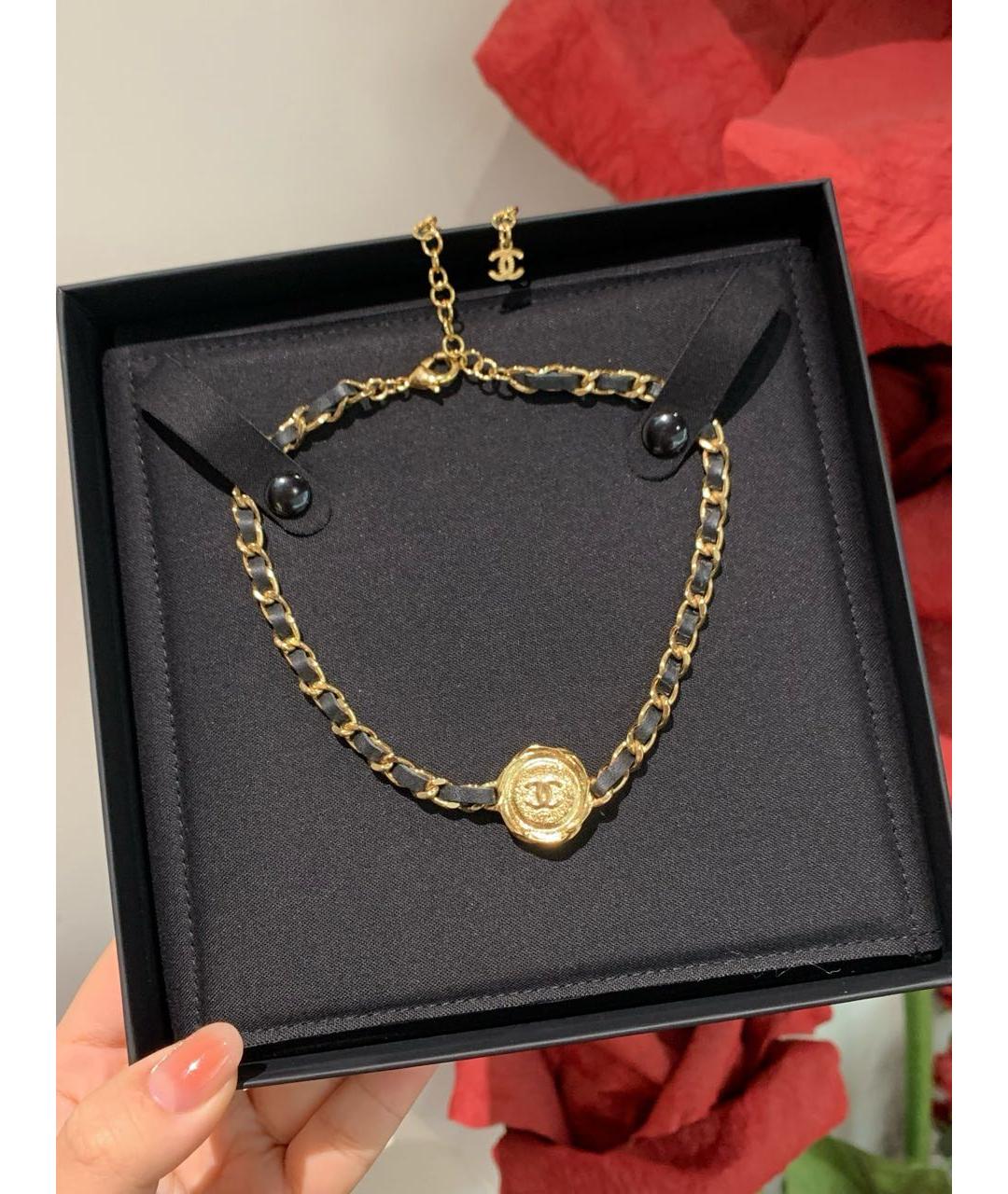 CHANEL Золотое колье, фото 3