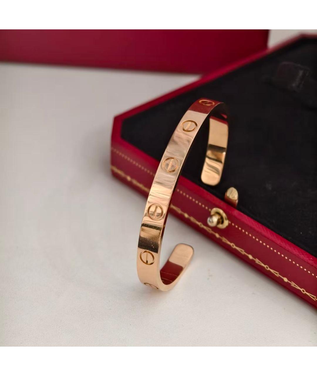CARTIER Золотой браслет из розового золота, фото 5