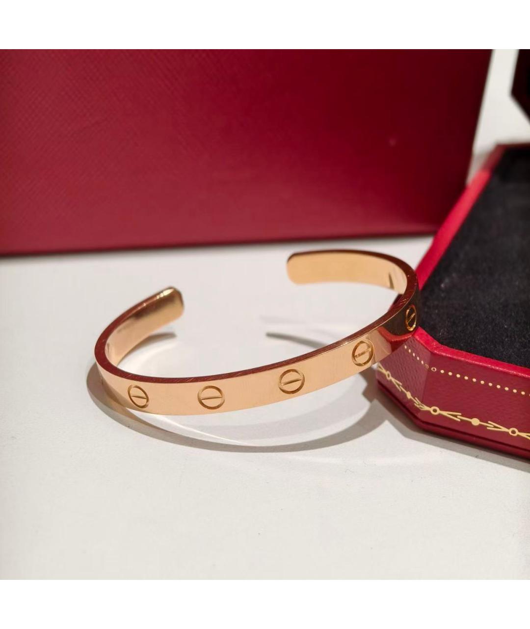 CARTIER Золотой браслет из розового золота, фото 2