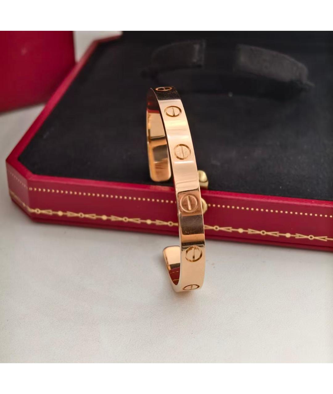 CARTIER Золотой браслет из розового золота, фото 4