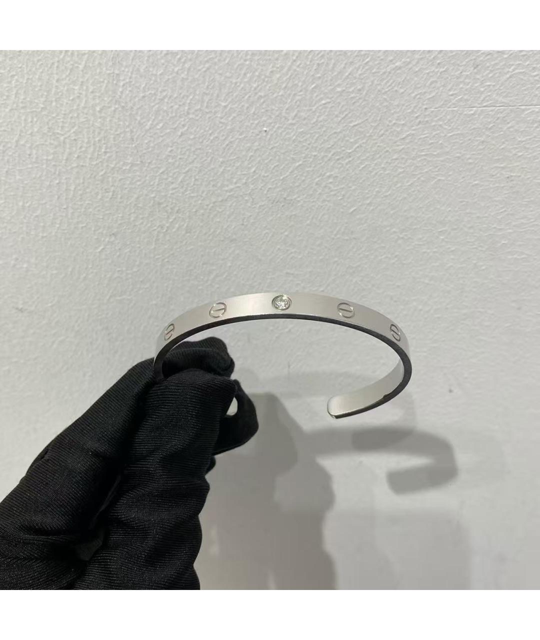 CARTIER Серебряный браслет из белого золота, фото 3
