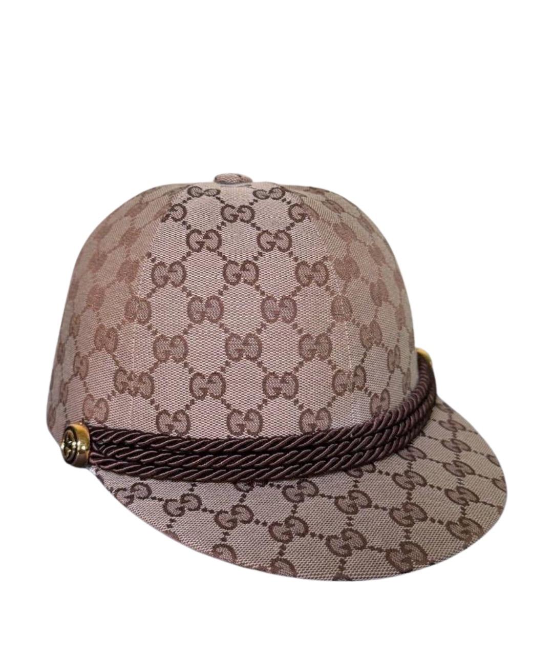 GUCCI Бежевая кепка, фото 1