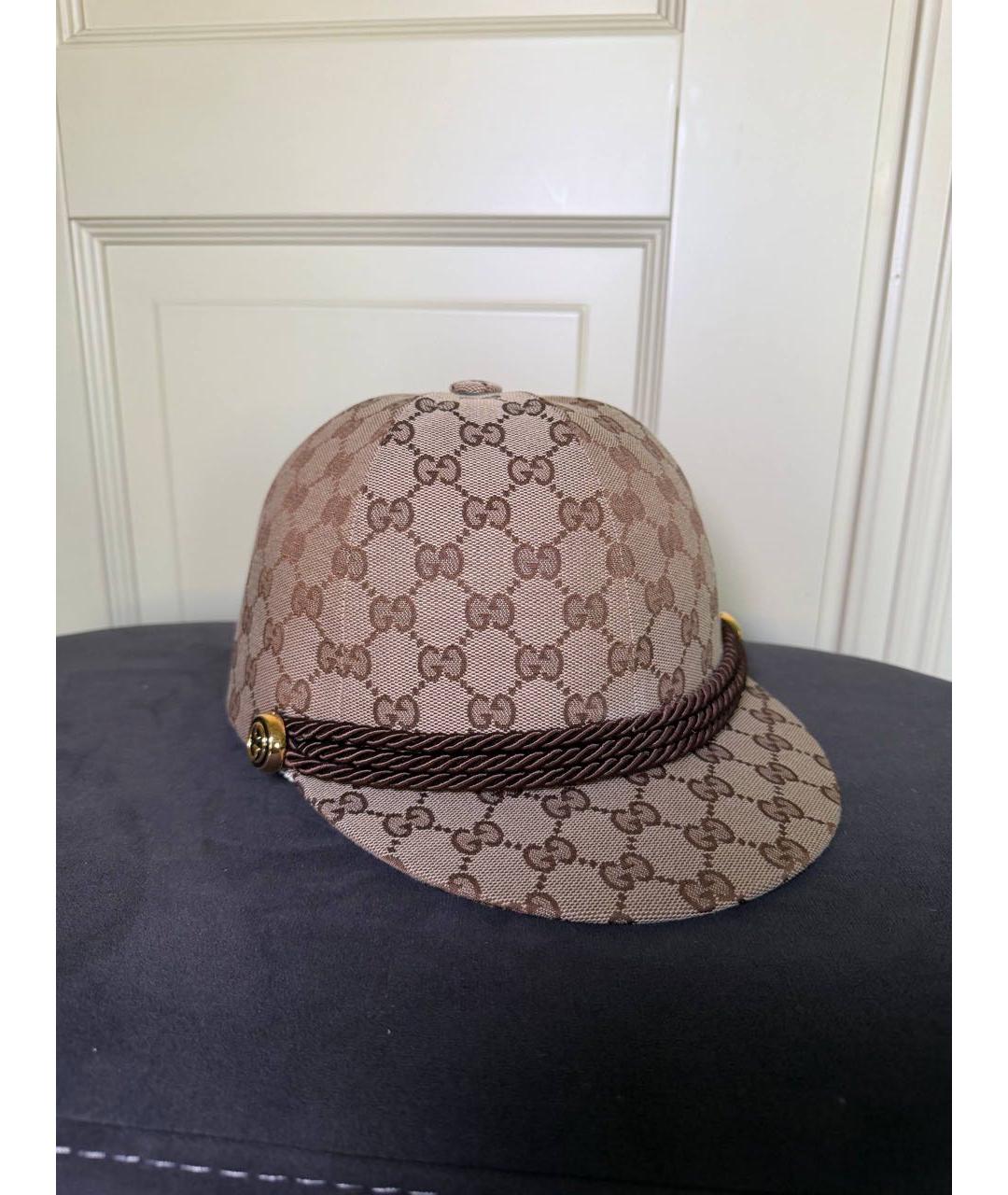 GUCCI Бежевая кепка, фото 5