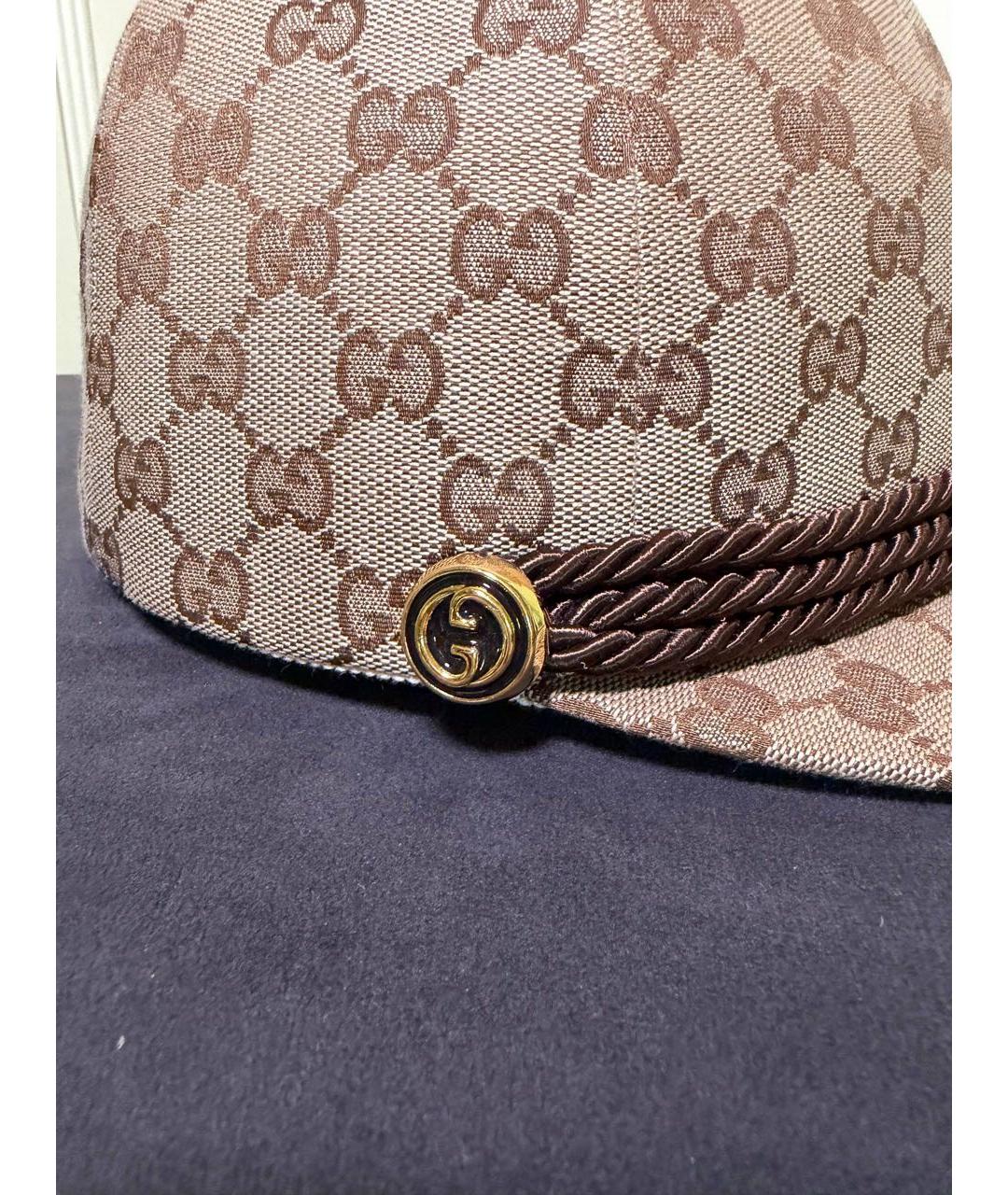 GUCCI Бежевая кепка, фото 3