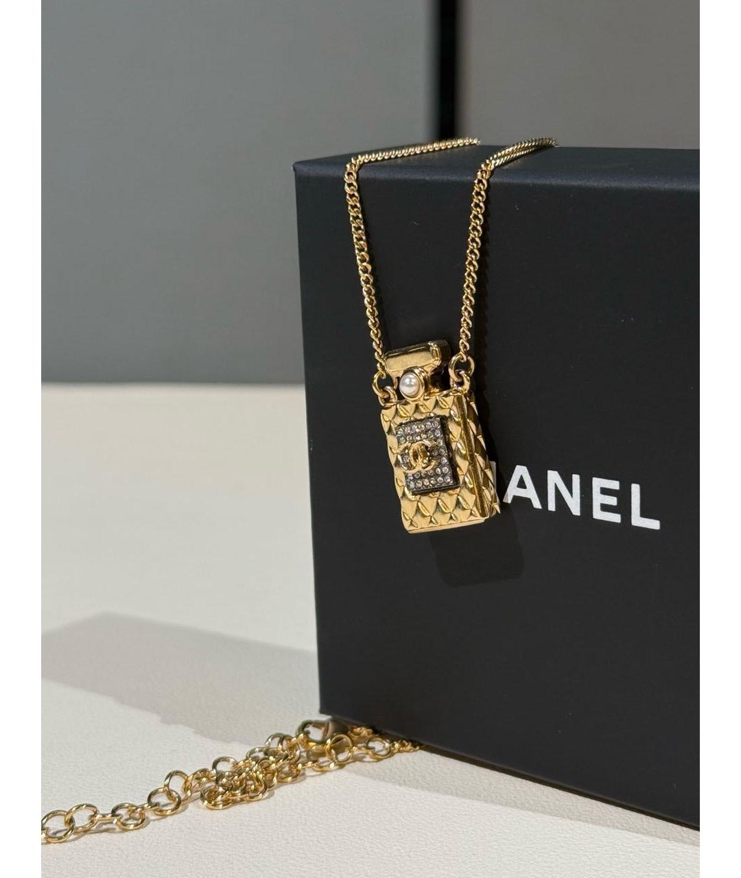 CHANEL Золотое колье, фото 2