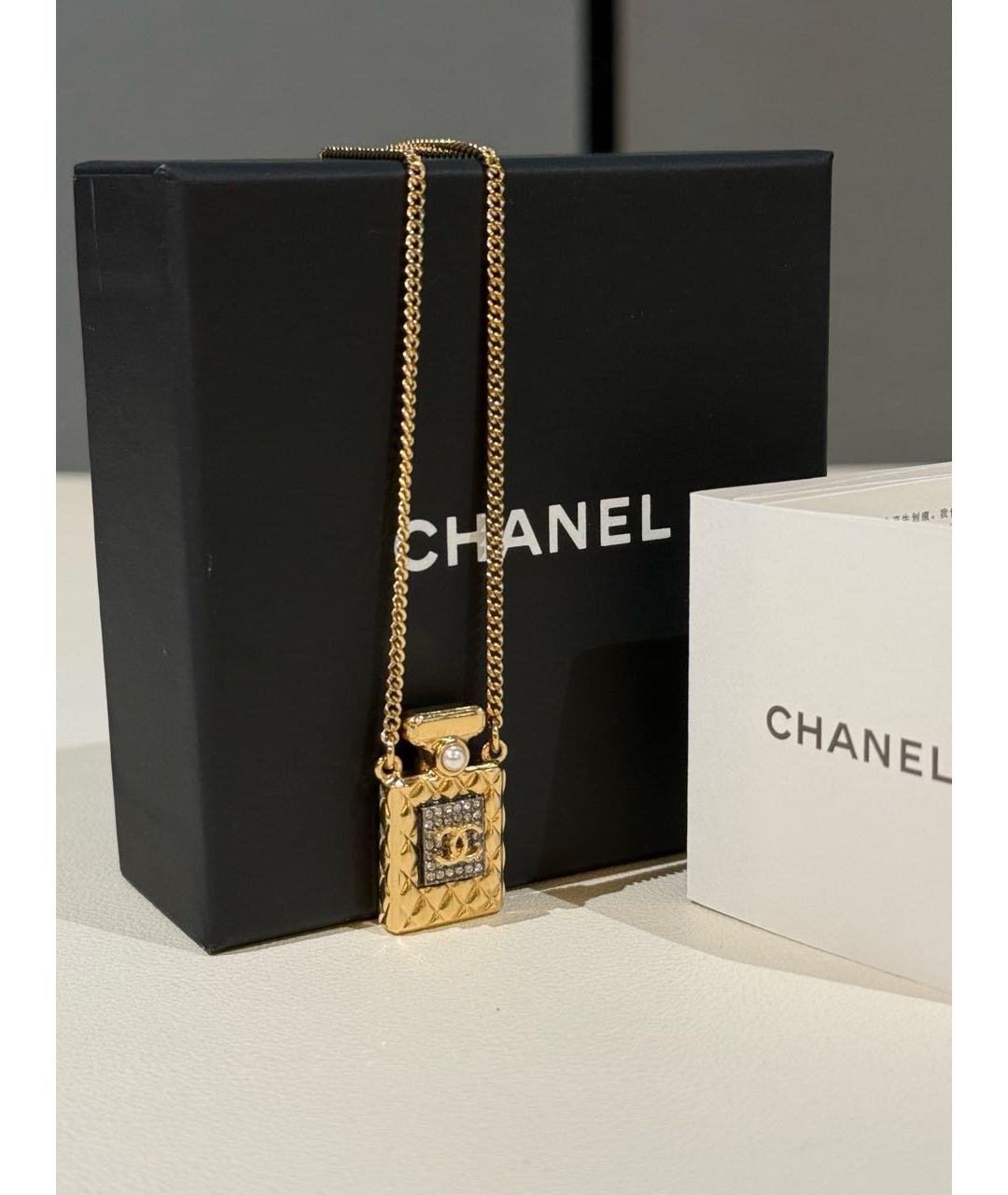 CHANEL Золотое колье, фото 3