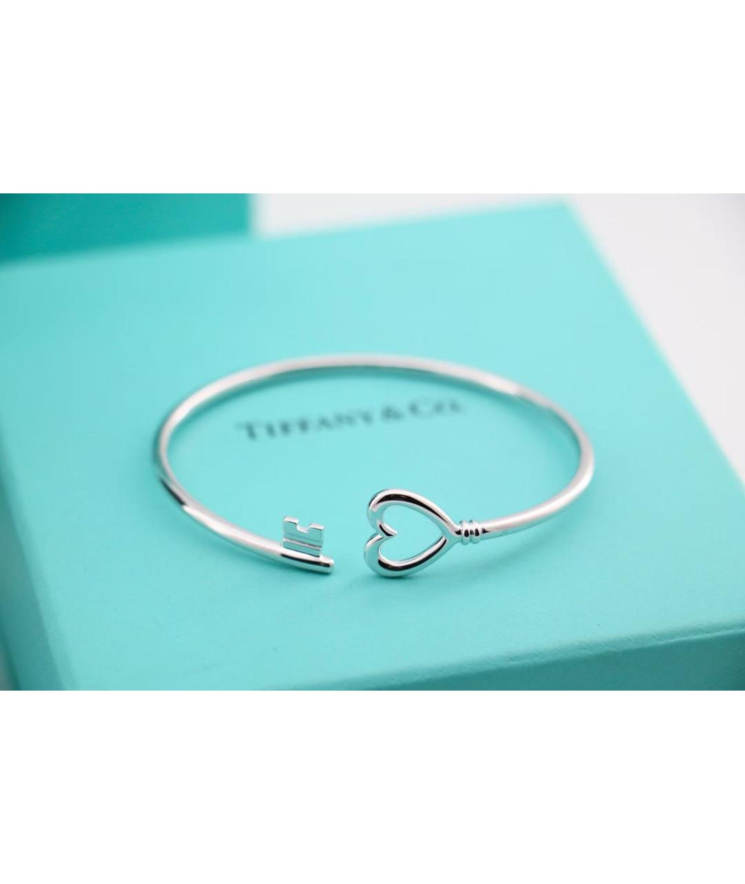 TIFFANY&CO Серебряный браслет из белого золота, фото 4