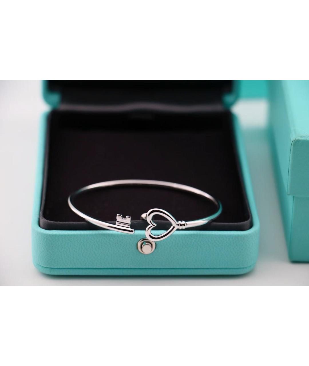 TIFFANY&CO Серебряный браслет из белого золота, фото 2