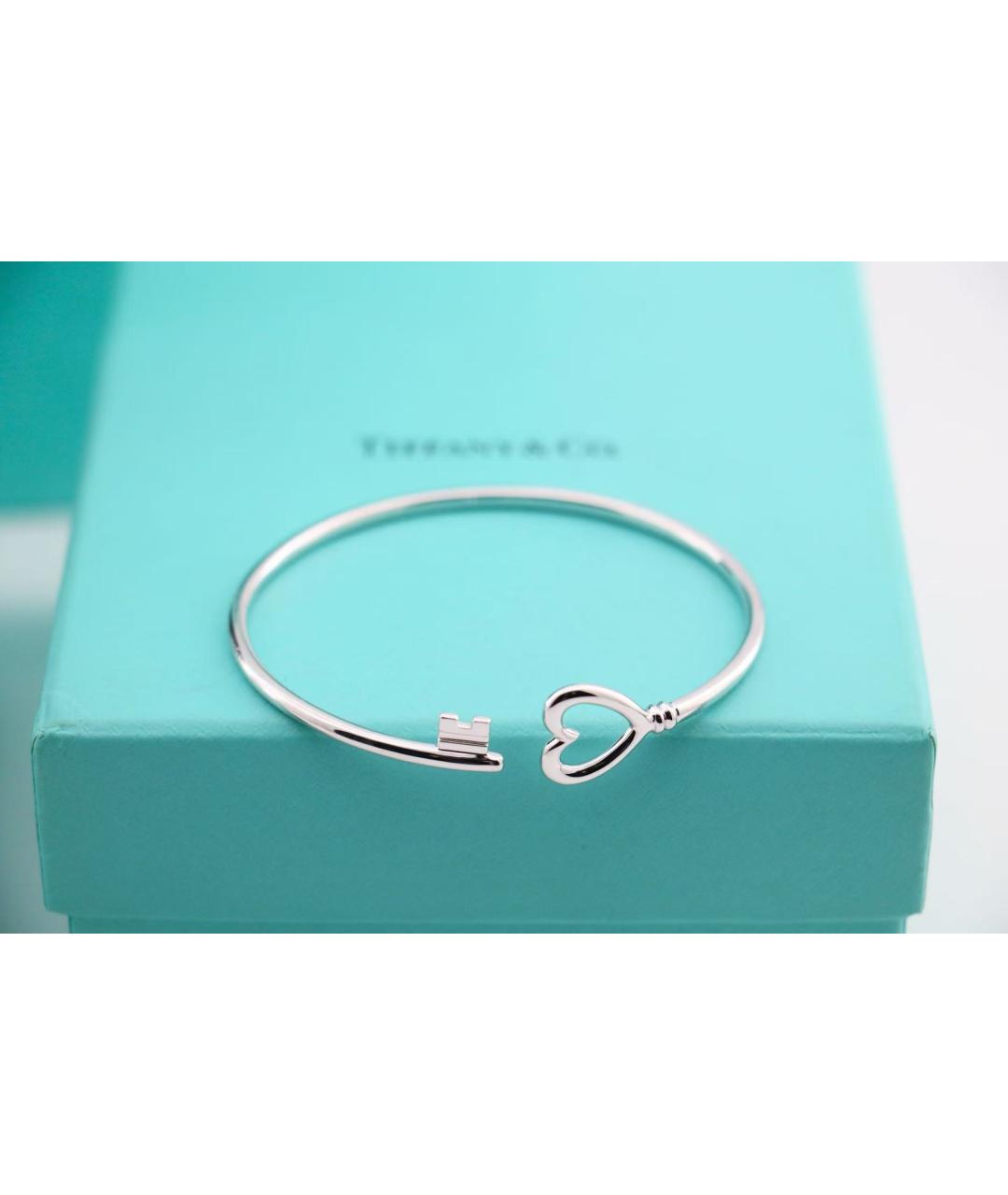 TIFFANY&CO Серебряный браслет из белого золота, фото 3