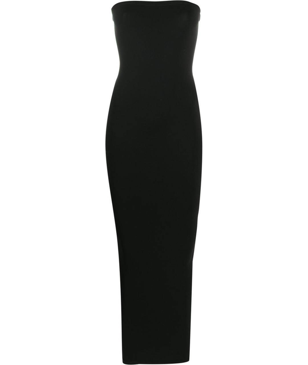 WOLFORD Черное полиамидовое коктейльное платье, фото 1