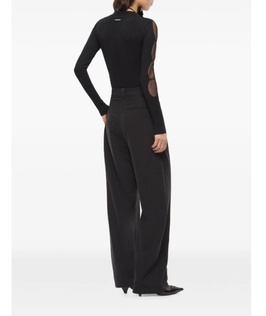 PINKO Черное вискозное боди, фото 3