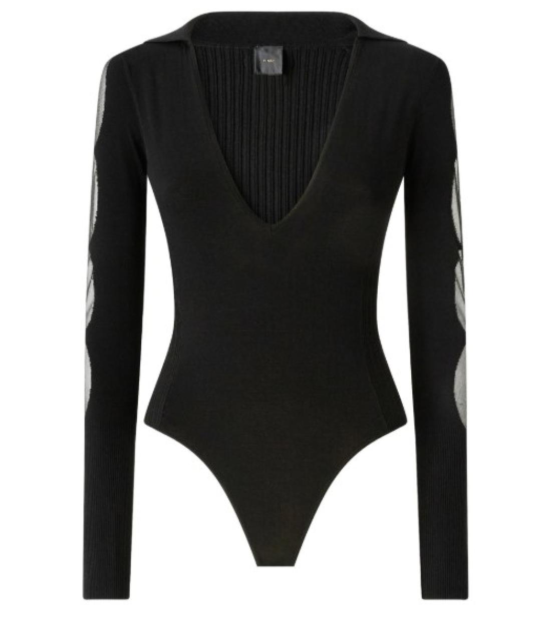 PINKO Черное вискозное боди, фото 1