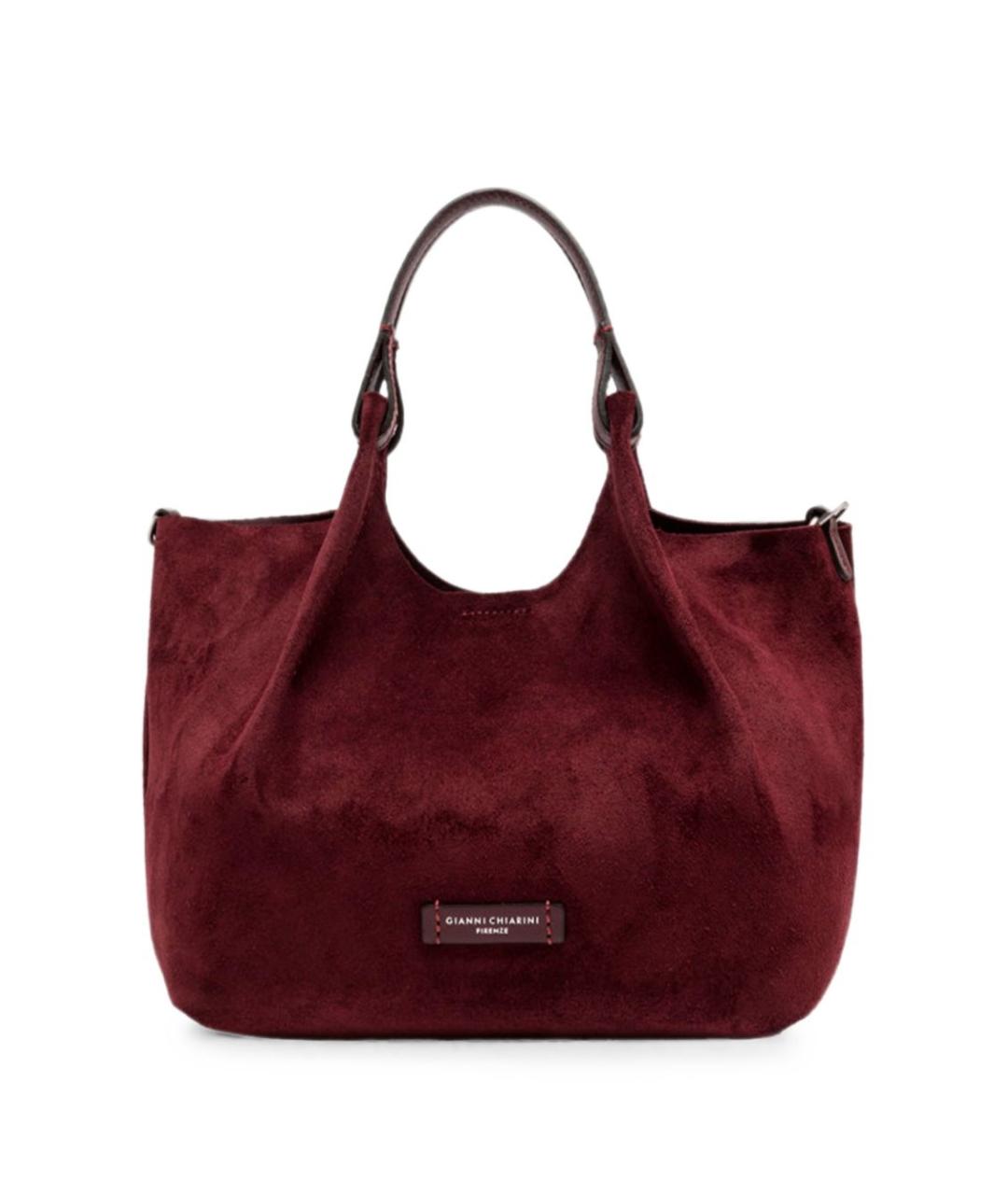Gianni Chiarini Бордовая сумка тоут, фото 1