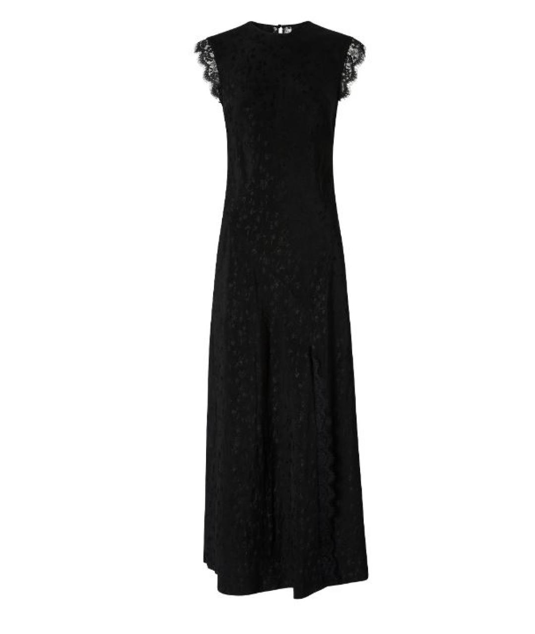 PINKO Черное ацетатное коктейльное платье, фото 1