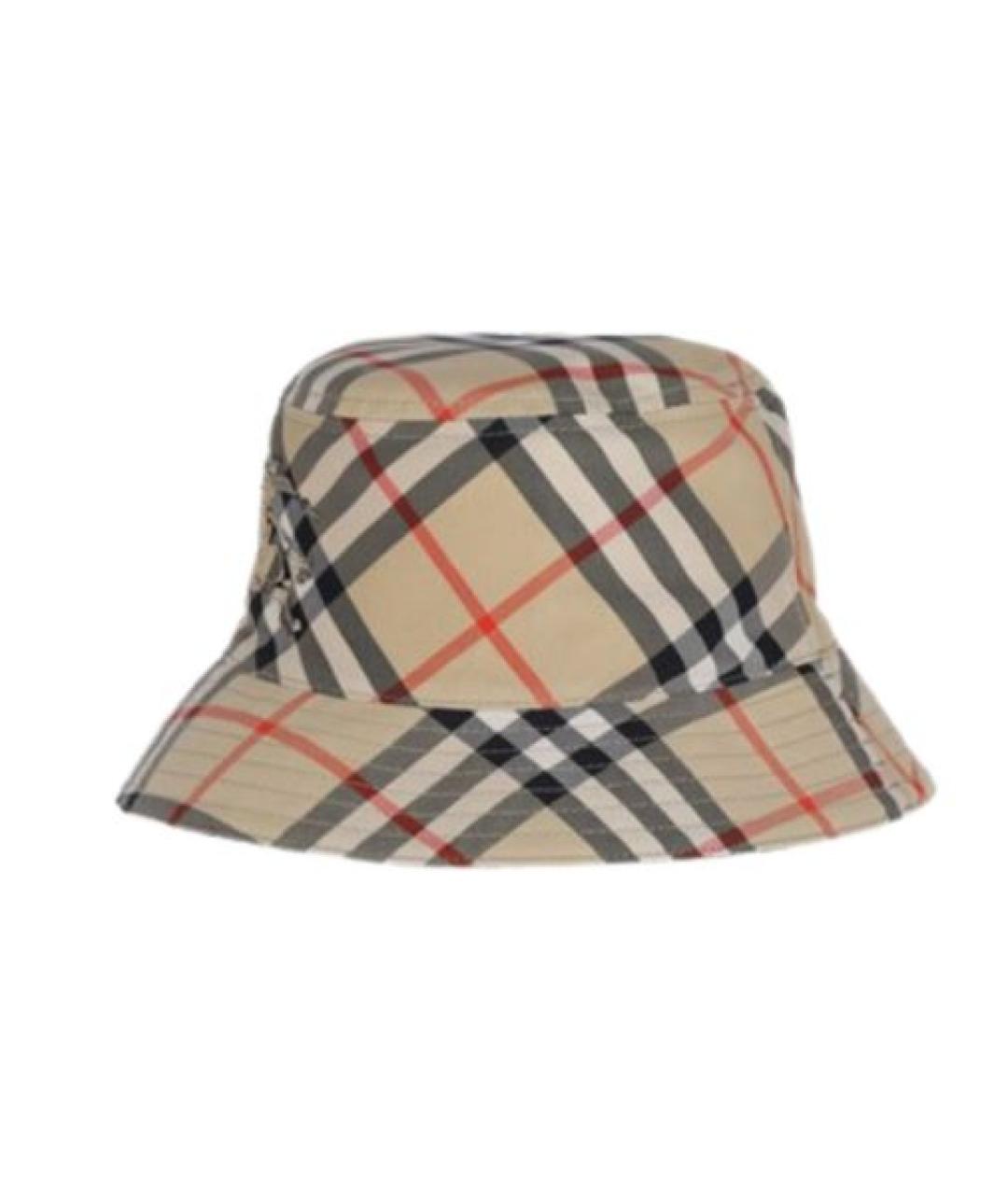 BURBERRY Бежевая синтетическая панама, фото 2