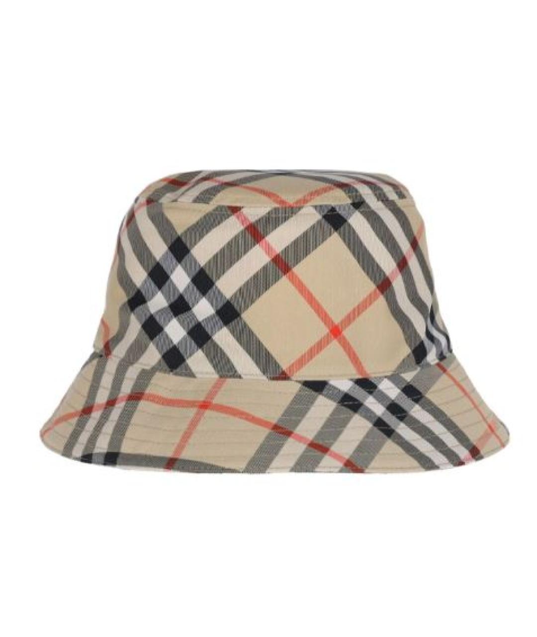 BURBERRY Бежевая синтетическая панама, фото 1