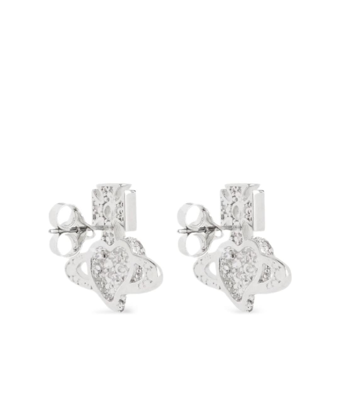 VIVIENNE WESTWOOD Серебряные металлические серьги, фото 3