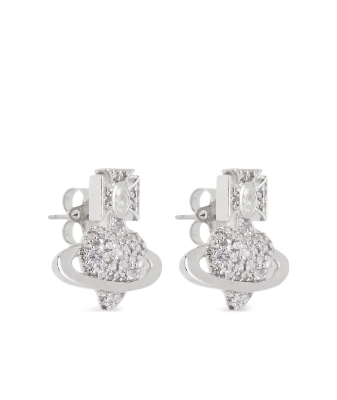 VIVIENNE WESTWOOD Серебряные металлические серьги, фото 2